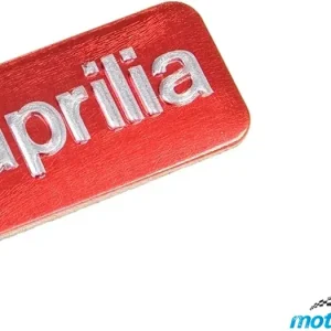 Aito Embleemi / tarra Aprilia 3D 24x13mm, Aprilia 125-1100