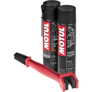 Motul Off Road ketjunhoitosetti (harja + C1 + C3) Nopea Toimitus