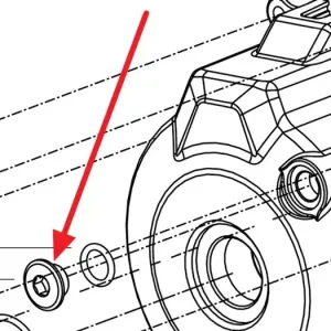 Moottorin suojuksen tiiviste Benelli TRK 502 Merkkituote