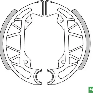Ilmainen Palautus Jarrupalat 100x20mm T24 Newfren GF.0263, Gilera / Piaggio