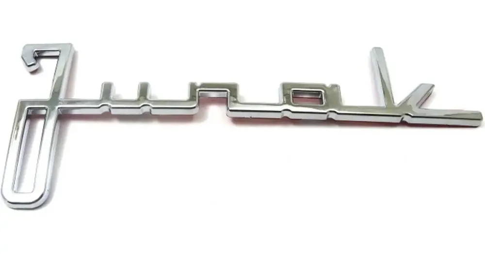 Halpa Embleemitarra, "Junak" 3D, 61x160mm, kromi