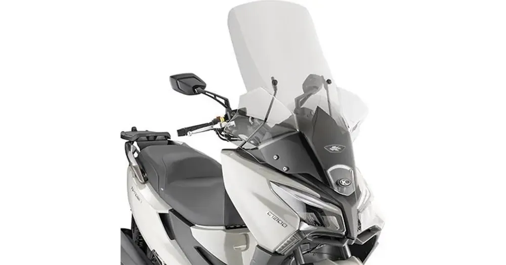 Edullinen Tuulilasi ilman kiinnikkeitä, 97x66 cm, Kappa 6115DTK Kymco X-Town