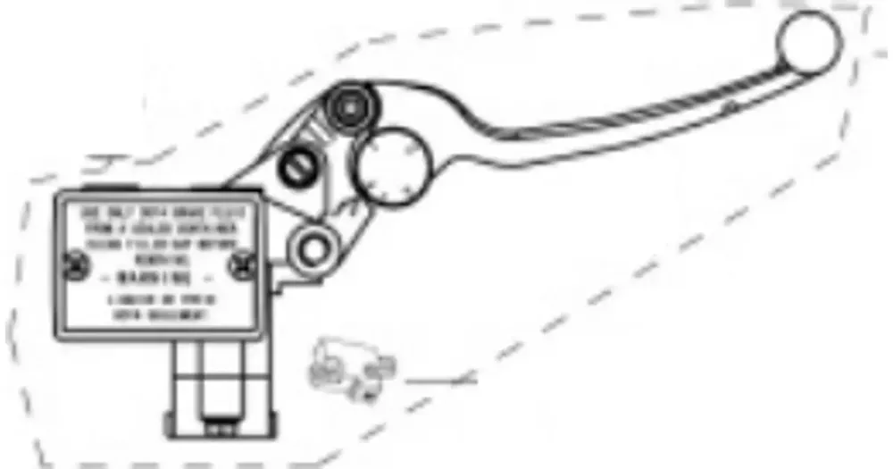 Jarrupumpun oikea, etujarru, Keeway TX 125 45400J410001 Halpa Hinta
