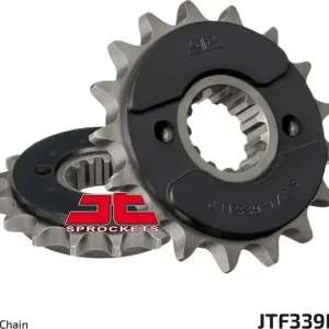 Eturatas 530, 18 hammasta, RB - kumilla varustettu ketjunohjain, 26 / 30mm JT Sprockets JTF339RB Turvallinen Maksu