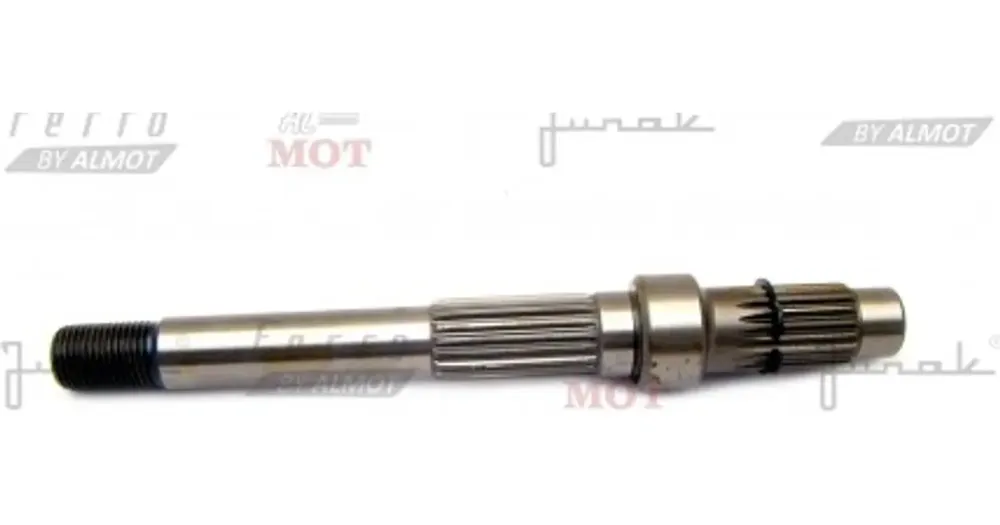 Vaihteiston pääakseli (taka-akseli) (19 hammasta, kok.pituus 200 mm) 125 4T AC 152QMI(GY6) Osta Tänään