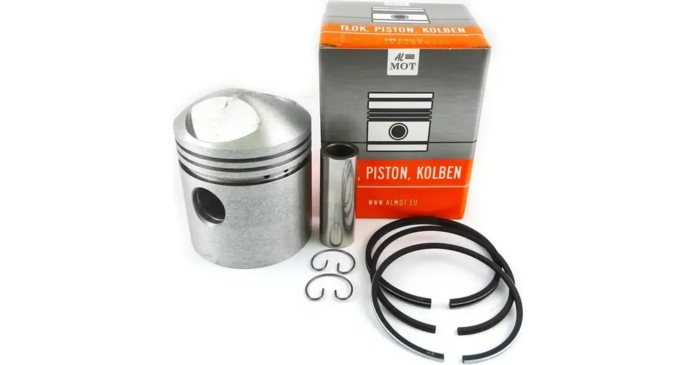 Täydellinen mäntä 68.00mm R-0, soikea, K20 alumiinia, Almot, Simson AWO 425 250 Uusi Malli
