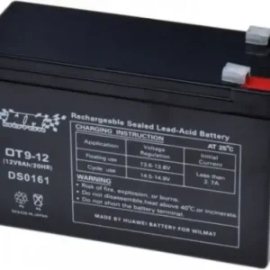 WM Motor OT9-12 12V 9Ah geeliakku, mitat 151x65x94mm Merkkituote