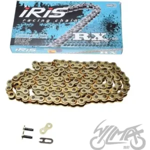 Iris 520 racing rxl -ketju, 112 lenkkiä, kultainen Älä Missaa
