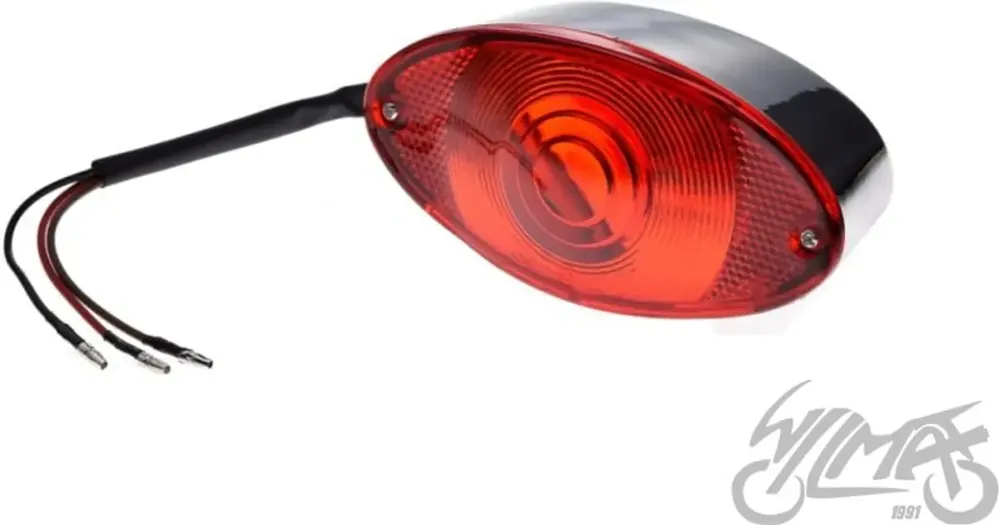LED-takavalo, kromi, punainen kupu Uusi Kokoelma