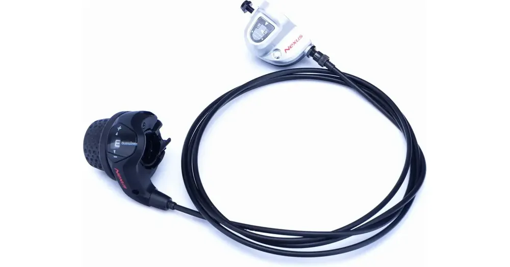 Vaihdevipu, Shimano NEXUS, 3-vaihteinen oikea, sisäänrakennettu optinen vaihdenäyttö Halpa Hinta