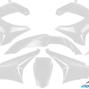 Flash-Tarjous TNT-korisarja, 7 osaa, valkoinen, Derbi Senda R, Senda SM 00-09 / Gilera RCR, SMT