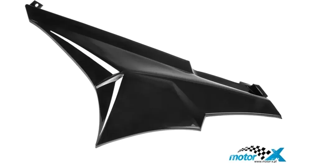 Edullinen Hinta TNT sivupaneeli, vasen, musta, Derbi Senda R, Senda SM 00-09 / Gilera RCR, SMT 04-05