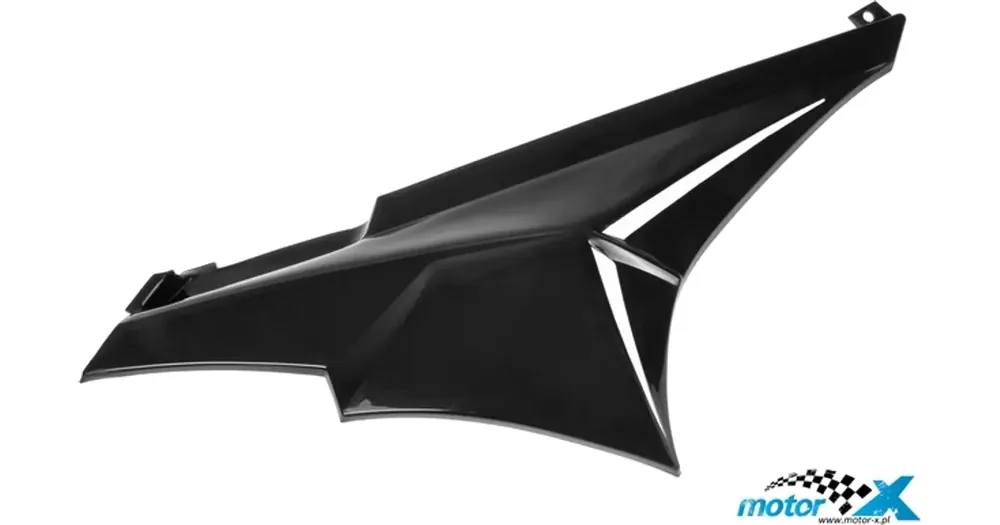 TNT sivupaneeli, oikea, musta, Derbi Senda R, Senda SM 00-09 / Gilera RCR, SMT 04-05 Tukkuhinta