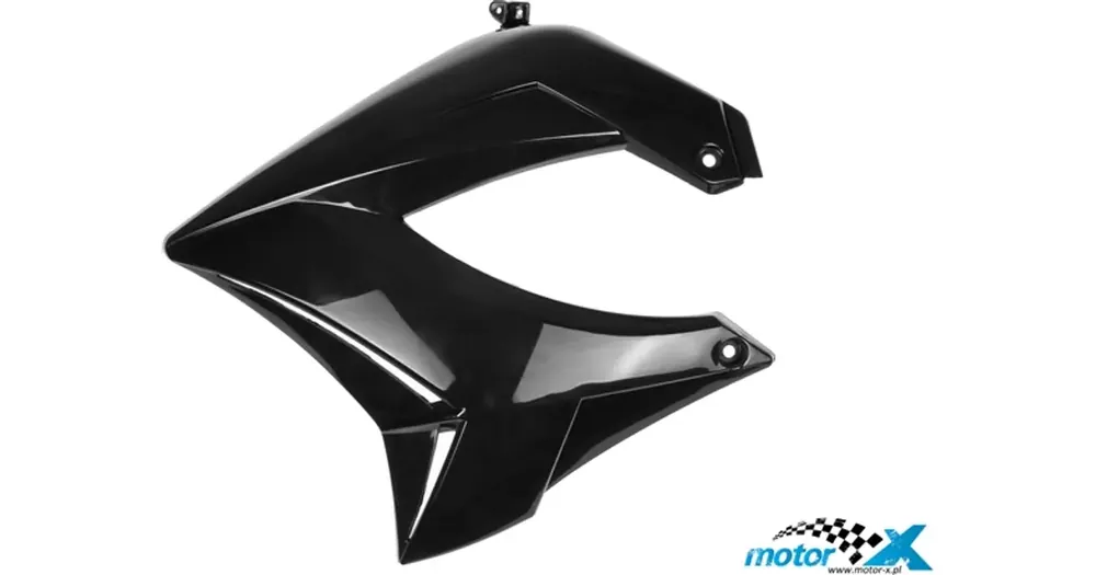 TNT jäähdyttimen suojus, vasen, musta, Derbi Senda R, Senda SM 00-09 / Gilera RCR, SMT 04-05 Paras Hinta