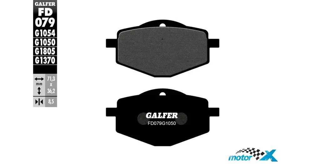 Galfer Semi Metal skootterin jarrupalat FD079G1050 Kampanjahinta