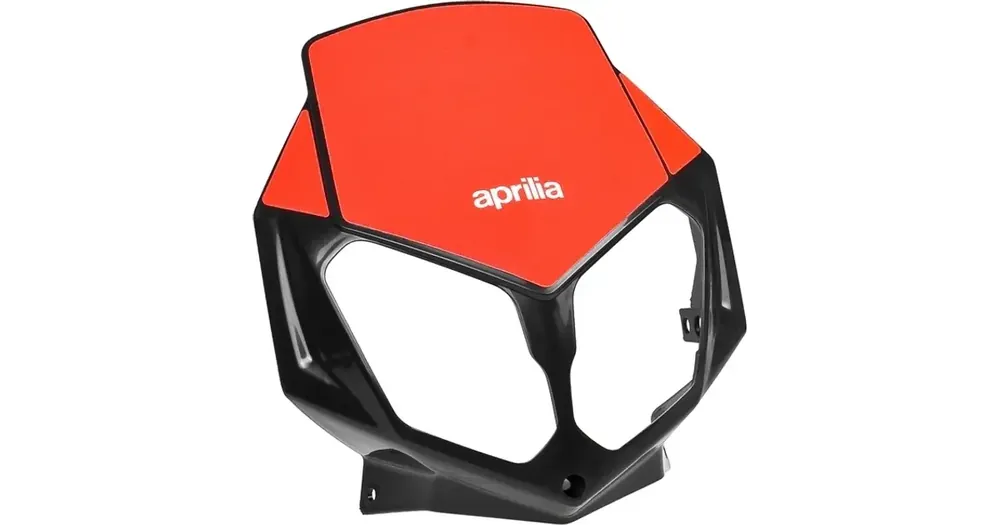 Ajovalon suojus, musta, punainen teippaus, Aprilia RX 50 08, 86508000W0N5 Flash-Tarjous