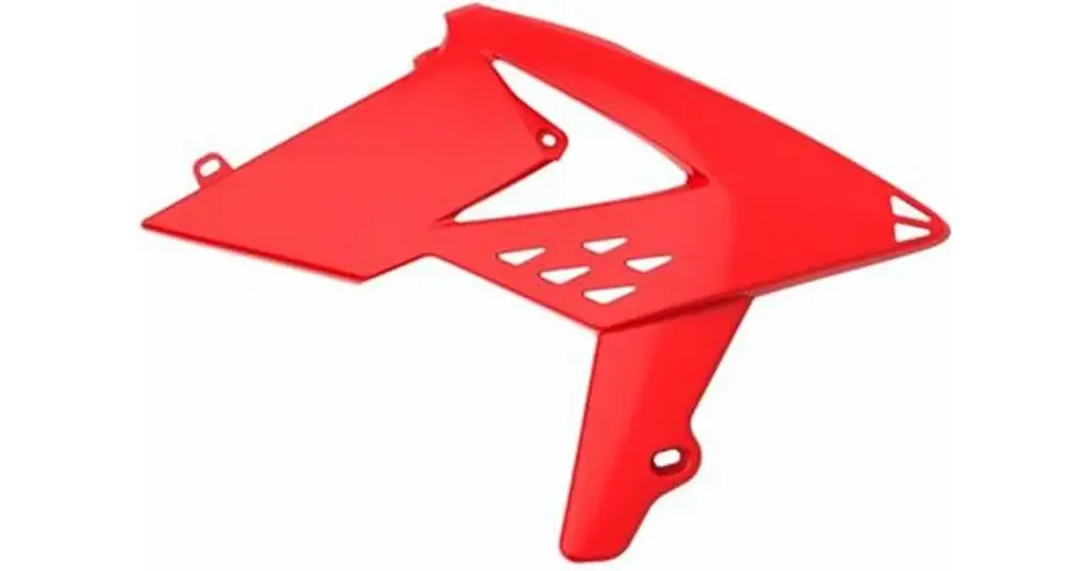 Poisto Jäähdyttimen suojat, oikea + vasen, punainen, Polisport