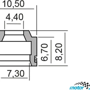Venttiilinvarren tiiviste, venttiilikumitiiviste RMS, Honda / Kymco 50-500 Ajankohtainen