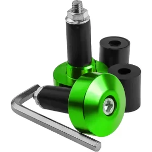 Ohjaustangon päätytulpat 13 mm / 17,5 mm vihreä, 2 kpl Korkea Laatu