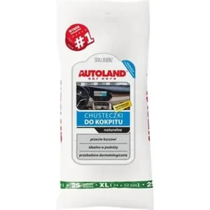 Älä Missaa Autolandin kojelauta-, ohjaamo- ja muovipyyhkeet, luonnollinen, 25 kpl