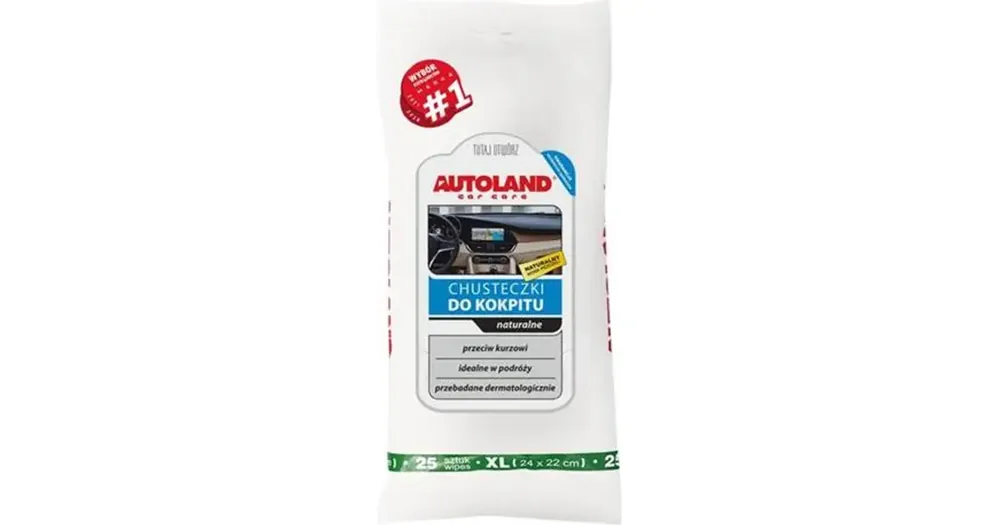 Älä Missaa Autolandin kojelauta-, ohjaamo- ja muovipyyhkeet, luonnollinen, 25 kpl