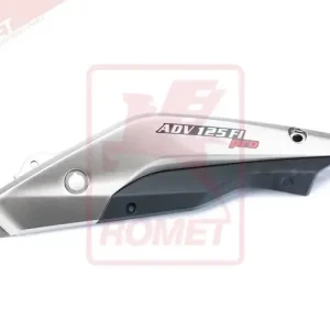 Vasen sivukate Romet ADV 125 FI PRO musta/hopea Aito