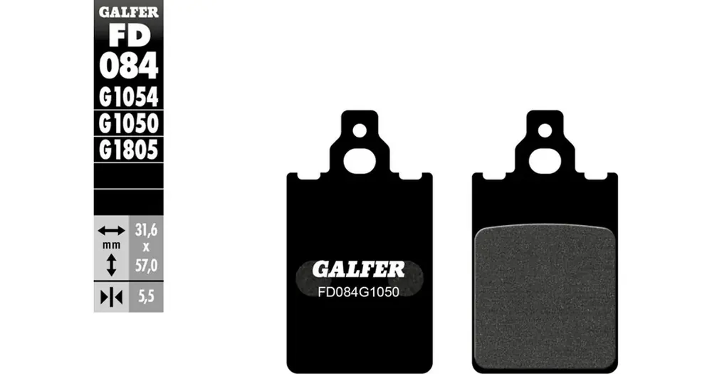 Lähetetään Heti Galfer Semi Metal Scooter FD084G1050 -jarrupalat