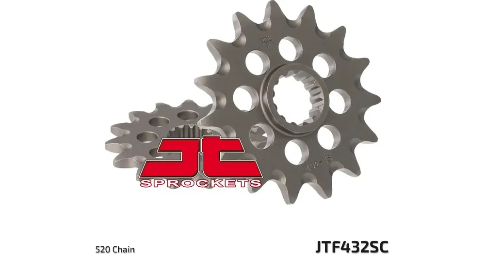 Alennettu Eturatas 520 13 hammasta 19.5 / 22.5mm JT Sprockets JTF432.13SC Itsepuhdistuva