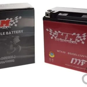 Viimeinen Mahdollisuus WM Motor WTX20-BS (YTX20-BS) geeliakku 12V 18Ah 177x86x155mm 240CCA