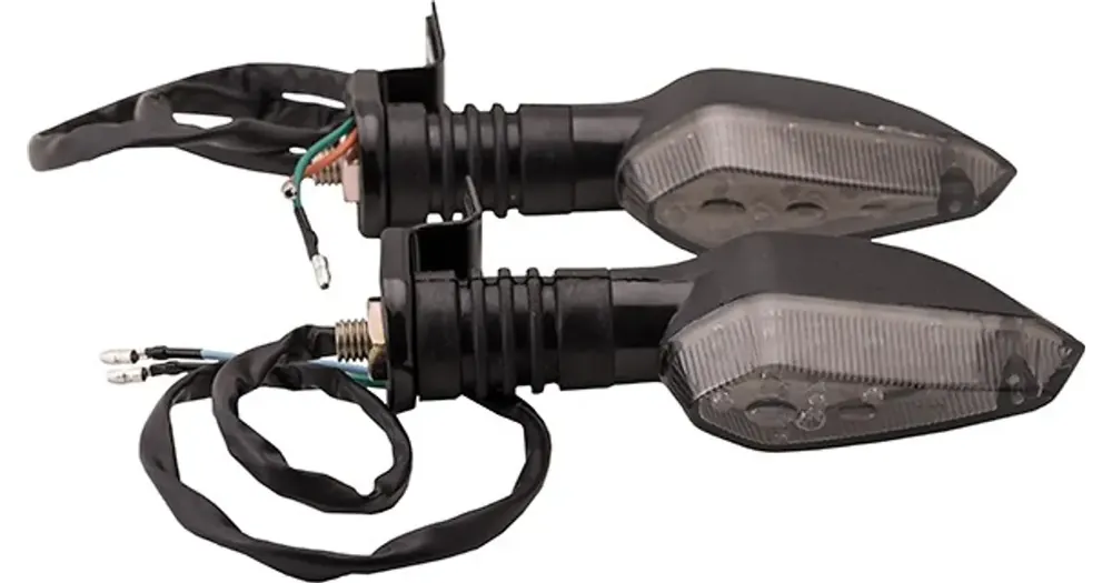 Takavilkut mopo Fighter 2 -malliin, LED Superhinta