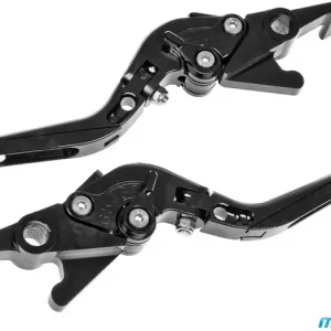 RB Max CNC -jarrukahvat, mustat, Yamaha Majesty 400 / T-Max 500 01-07 Sertifioitu