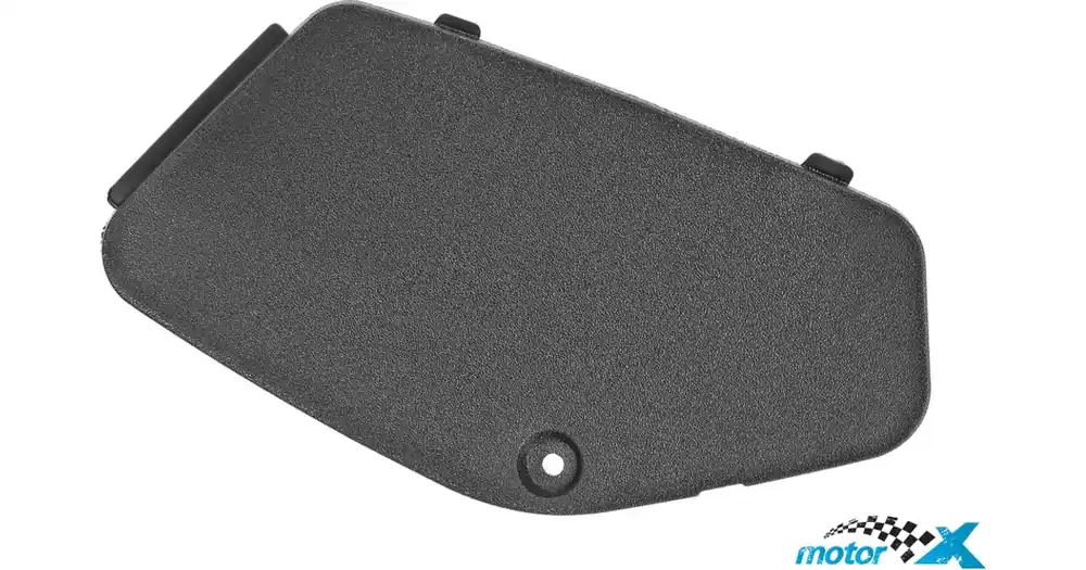 Uusi Kokoelma Tarkistuskansi, vasen, musta, Piaggio Xevo 125-400 / X8 125-400