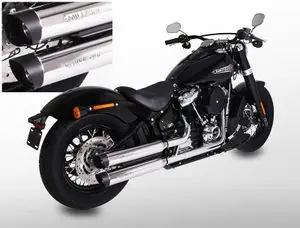 Kampanjahinta Miller Exhaust Poli Embout SlashCut Noir Vaimentin