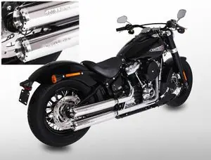 Loppuunmyynti Miller Exhaust Noir Embout Standard Poli Vaimentin