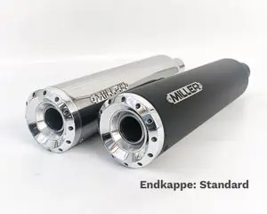 Älä Missaa Miller Exhaust Noir Embout Standard Poli Koko Rivi