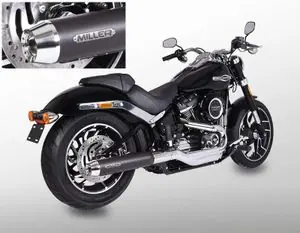 Aito Miller Exhaust Poli Embout Conique Noir Vaimentin