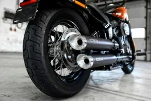 Miller Exhaust Poli Embout SlashCut Vaimentin Flash-Tarjous