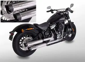 Miller Exhaust Poli Embout SlashCut Noir Vaimentin Heti Saatavilla