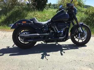 Alkuperäinen Miller Exhaust Noir Embout SlashCut Poli Vaimentin