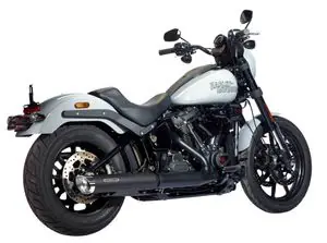 Viimeinen Mahdollisuus Miller Exhaust Noir Embout SlashCut Poli VaimentinHARLEY DAVIDSON 1923 LOW RIDER ST - 2025