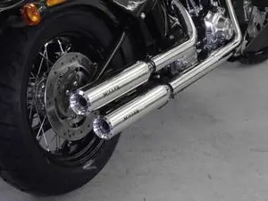 Ajankohtainen Miller Exhaust Poli Embout SlashCut Noir Vaimentin