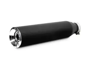 Alennus Miller Exhaust Noir Embout Standard Poli Ø45mm Universal Vaimentin
