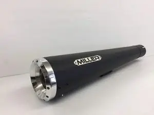 Ajankohtainen Miller Exhaust Noir Embout Poli Ø54mm Universal Vaimentin