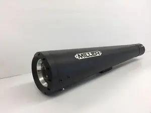 Viimeinen Mahdollisuus Miller Exhaust Noir Embout Ø54mm Universal Vaimentin