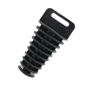 Bike It moyen modèle 47 mm 27 mm Universal Pakoputken tulppa - Musta Ilmainen Palautus
