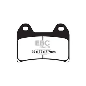 EBC Sinter Metalli Sinteröity ennen Jarrupalat Superhinta