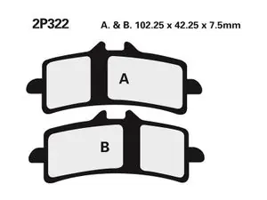 Nissin tie /Maasto metalliseos - 2P-322ST Jarrupalat Flash-Tarjous