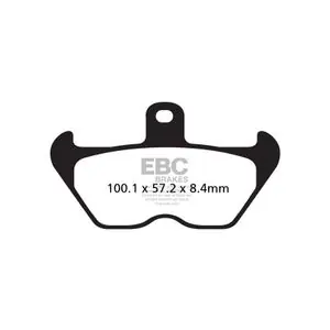 EBC Sinter Metalli Sinteröity ennen Jarrupalat Poisto