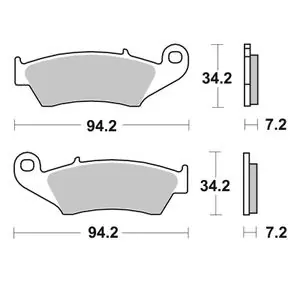 SBS 694HS Sinter Metalli Paineet Racing eteenpäin Jarrupalat Pakollinen (Must-Have)