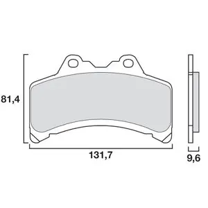 Brembo Organinen etu Jarrupalat Alennus